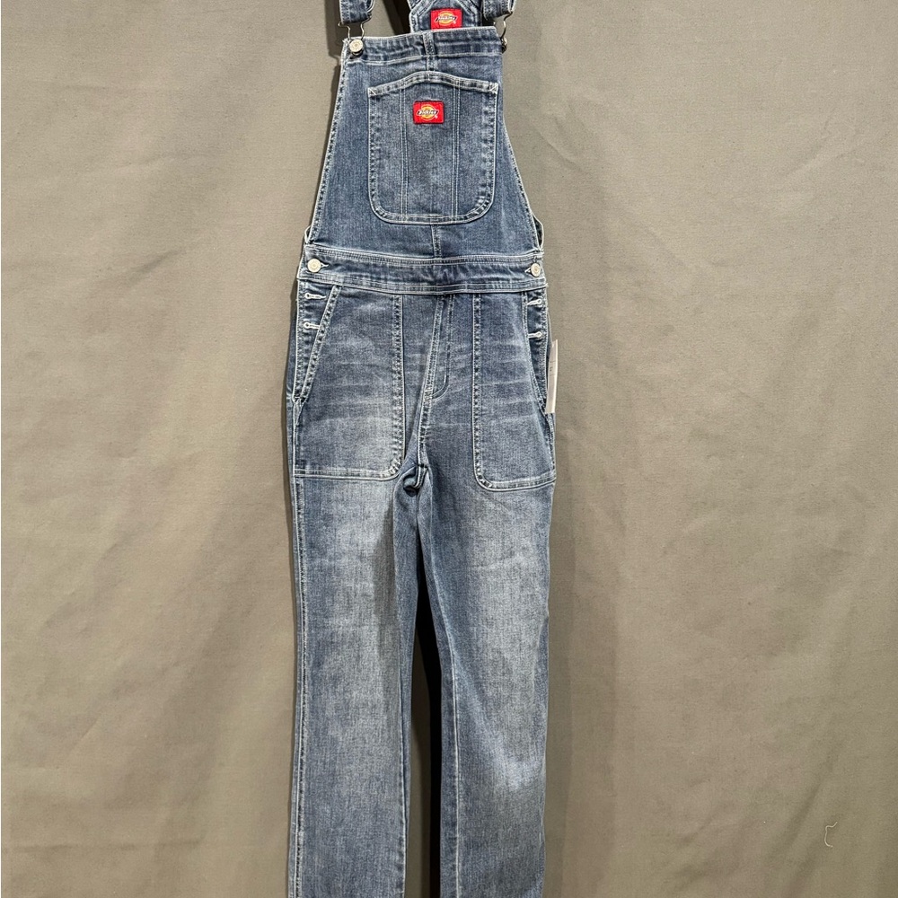 Dickies Men's Classic Blue‎ Denim Overalls size small new with tags